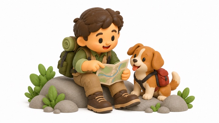 Hiking and Trails dictionary cover